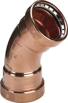 Profipress XL-отвод 45°, медь модель 2426XL